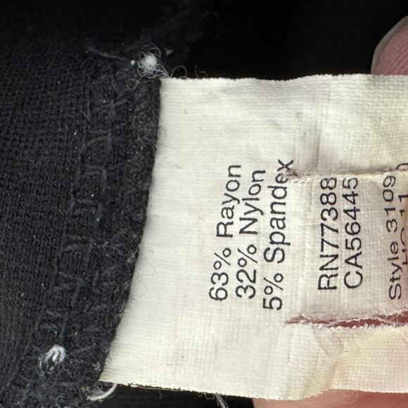 J Crew Pants Womens 6 Black Ponte Knit Stretch Pull On Slim Career Capsule - Picture 6 of 13